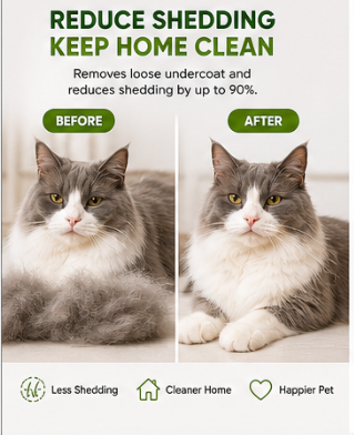 MistGroom Pro™ – 3-in-1  Grooming Brush